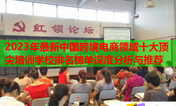 2023年最新中国跨境电商领域十大顶尖培训学校排名榜单深度分析与推荐
