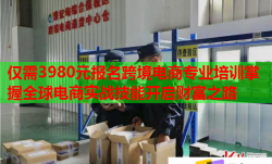 仅需3980元报名跨境电商专业培训掌握全球电商实战技能开启财富之路